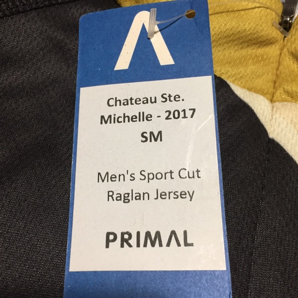 Primal Cycling Jersey Men’s Small Sports Cut Raglan Jersey Chateau St Michelle - Picture 11 of 11